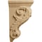 Ekena Millwork 3 1/2"W x 4"D x 7"H Small Shell Corbel, Cherry CORW03X04X07SHCH - alternate 4